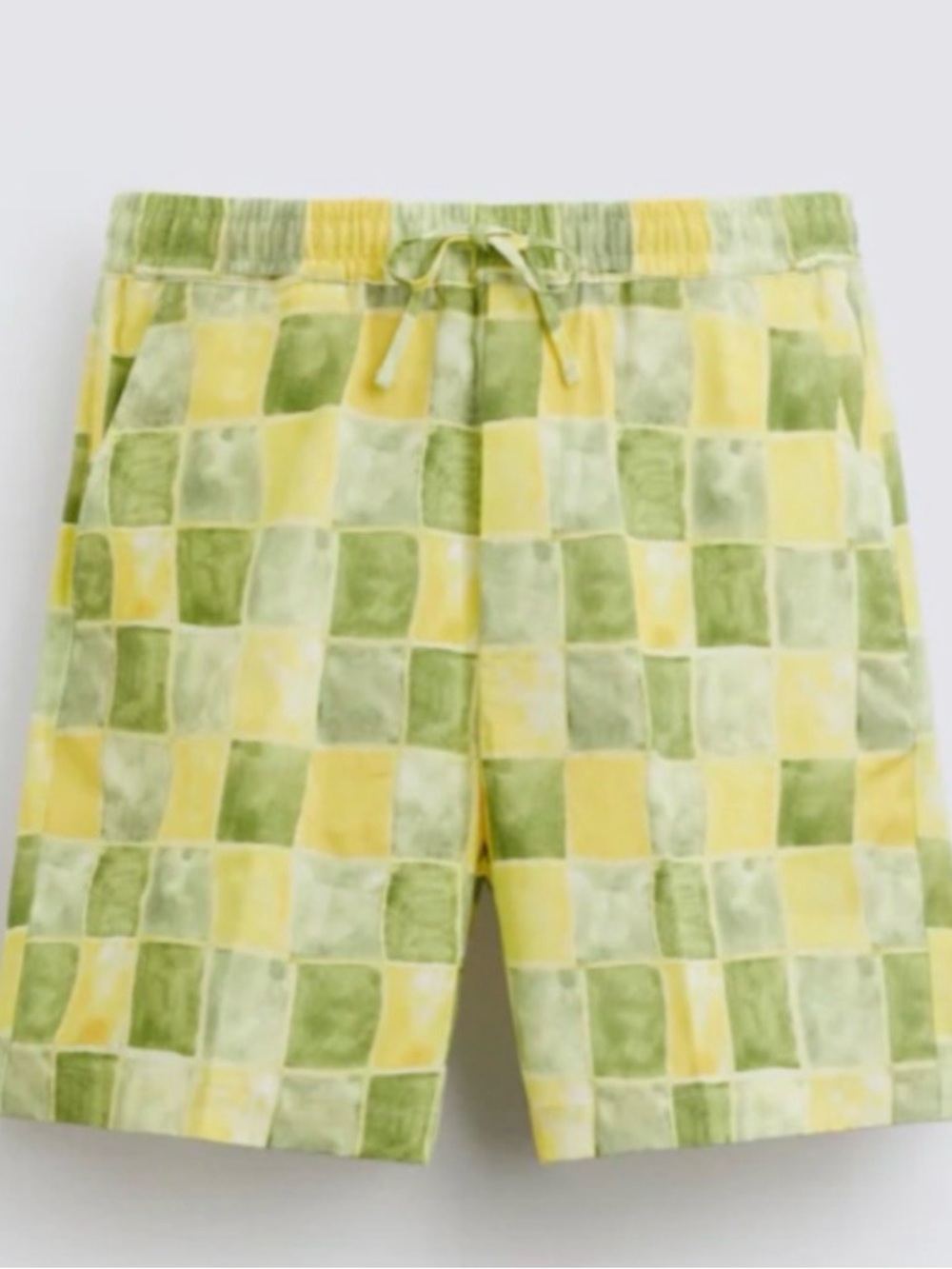 Zara Men’s Printed Shorts Elastic Waste– NWOT 💚💛